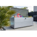 Colibri Gartenbox S mit Schloss, 135 x 65 x 73 cm, Silber