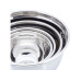 relaxdays Rührschüssel 7.3 l, Silber