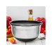 relaxdays Rührschüssel 7.3 l, Silber
