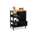 relaxdays Küchenwagen 85 x 68.5 x 38.5 cm, Schwarz