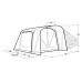 Outwell Vorzelt Jones M Power Air 175-200 cm