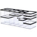 Rotho Set Premium Dosen 24 tlg. Loft 27 l, Schwarz