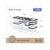 Rotho Set Premium Dosen 24 tlg. Loft 27 l, Schwarz