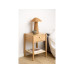 AC Design Nachttisch Monfort Hellbraun, 43.5 x 40 x 60 cm