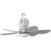 Eurotrail Deckenventilator mit Fernbedienung und Lampe