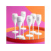 Koziol Sektglas Bubbles 100 ml, 1 Stück, Weiss