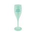 Koziol Sektglas Easy Peasy 100 ml, 1 Stück, Transparent/Weiss