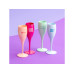 Koziol Sektglas Color Up 100 ml, 4 Stück, Mehrfarbig