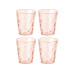 Koziol Trinkglas Club No. 1 250 ml, 4 Stück, Rosa