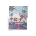 Graine Créative Bastelset Diamond Painting Palmen 30 x 40 cm