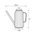 Elho Giesskanne Vibes Fold 1.7 l, Weiss