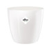 Elho Blumentopf Brussels Diamond rund 3.3 l, Weiss