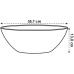Elho Blumentopf Brussels Diamond oval 3.8 l, Oyster Pearl
