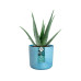 Elho Blumentopf The Ocean 3.7 l, Atlantikblau