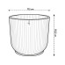Elho Blumentopf Vibes Fold mini 0.8 l, Zartes Lila