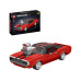 Mould King Muscle Car Charger Auto-Fans Massstab 1:12 Rot-Schwarz
