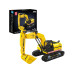 Mould King Mini-Bagger Baumaschinen-Modell aus Klemmbausteinen