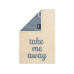 Cawö Handtuch Postcard Towels 30 x 50 cm, Beige