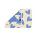 Cawö Handtuch Heart Beats 50 x 100 cm, Blau