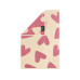 Cawö Gästetuch Heart Beats 30 x 50 cm, Pink