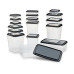 GOURMETmaxx Frischhaltedosen Set mit Deckel 34-teilig