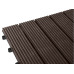 COCON Balkon-& Terrassenplatten Braun, 4 Pack à 6 Stück