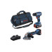 Bosch Professional Akku-Werkzeugset GSR + GWS + 2x 4.0Ah + GAL