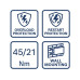 Bosch Professional Akku-Werkzeugset GSR + GWS + 2x 4.0Ah + GAL