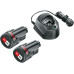 Bosch Professional Starter-Set 12 V (2 x 1.5 Ah & GAL 1210 CV)