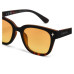 OKKIA Sonnenbrille Giovanni Black Havana, Yellow Lens