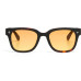 OKKIA Sonnenbrille Giovanni Black Havana, Yellow Lens