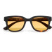 OKKIA Sonnenbrille Giovanni Black Havana, Yellow Lens