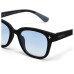 OKKIA Sonnenbrille Giovanni Black, Blue Lens