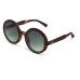 OKKIA Sonnenbrille Monica Classic Havana, Green Lens