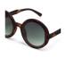 OKKIA Sonnenbrille Monica Classic Havana, Green Lens