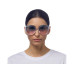 OKKIA Sonnenbrille Anna Transparent Clear, Blue Pink Lens