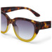 OKKIA Sonnenbrille Silvia Cat-Eye-Sonnenbrille transparent rosa