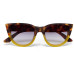 OKKIA Sonnenbrille Silvia Cat-Eye-Sonnenbrille transparent rosa