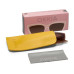 OKKIA Sonnenbrille Silvia Cat-Eye-Sonnenbrille transparent rosa