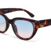 OKKIA Sonnenbrille Silvia Cat-Eye-Sonnenbrille transparent rosa