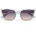 OKKIA Sonnenbrille Silvia Cat-Eye-Sonnenbrille transparent rosa