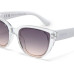 OKKIA Sonnenbrille Silvia Cat-Eye-Sonnenbrille transparent rosa