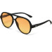 OKKIA Sonnenbrille Alessio Black, Yellow Lens