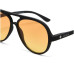 OKKIA Sonnenbrille Alessio Black, Yellow Lens