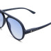 OKKIA Sonnenbrille Alessio Midnight, Blue Lens