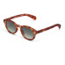 OKKIA Sonnenbrille Milano Sahara Havana, Green Lens