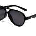 OKKIA Kinder-Sonnenbrille Aviator 6-10 Jahre Black