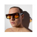 OKKIA Sonnenbrille Seletti Kansas Black, Yellow gradient lens