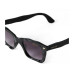 OKKIA Sonnenbrille Seletti Dakota Black, Black gradient lens