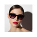 OKKIA Sonnenbrille Seletti Dakota Black, Black gradient lens